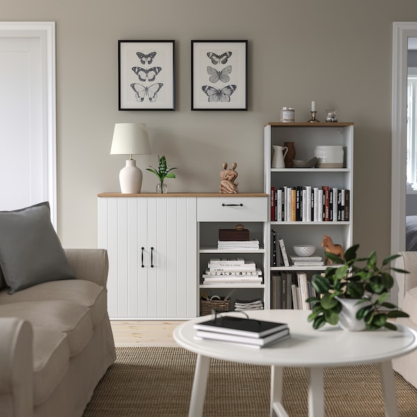 IKEA SKRUVBY storage combination, 70 7/8x55 1/8 in White, Ikea Ireland | 2746PFGWM