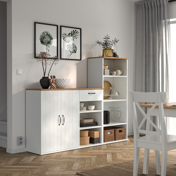 IKEA SKRUVBY storage combination, 70 7/8x55 1/8 in White, Ikea Ireland | 2746PFGWM
