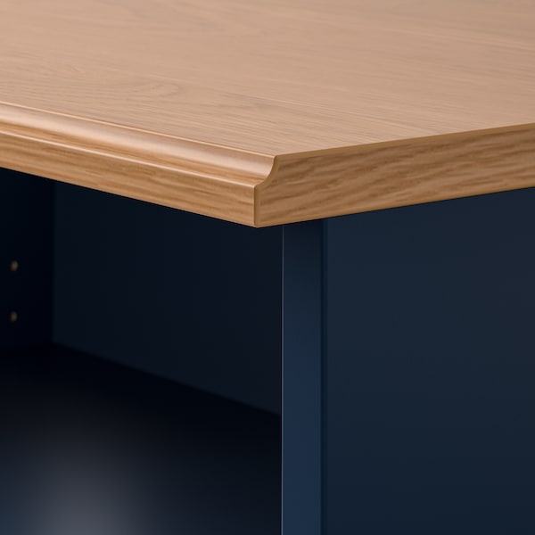 IKEA SKRUVBY storage combination, 70 7/8x55 1/8 in Black / Blue, Ikea Ireland | 4798DFYHC