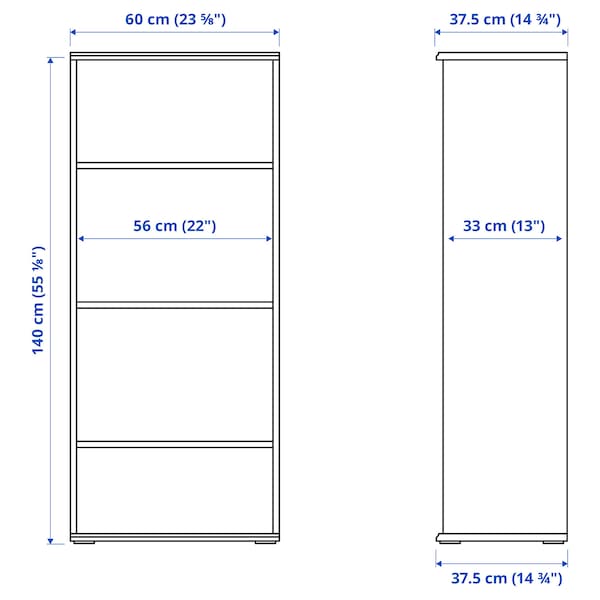 IKEA SKRUVBY storage combination, 70 7/8x55 1/8 in Black / Blue, Ikea Ireland | 4798DFYHC
