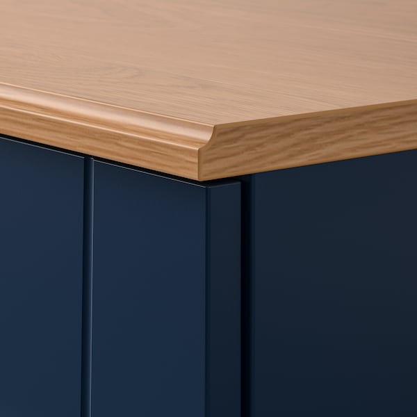 IKEA SKRUVBY storage combination, 74 3/4x35 3/8 in Black / Blue, Ikea Ireland | 6814DRMNF