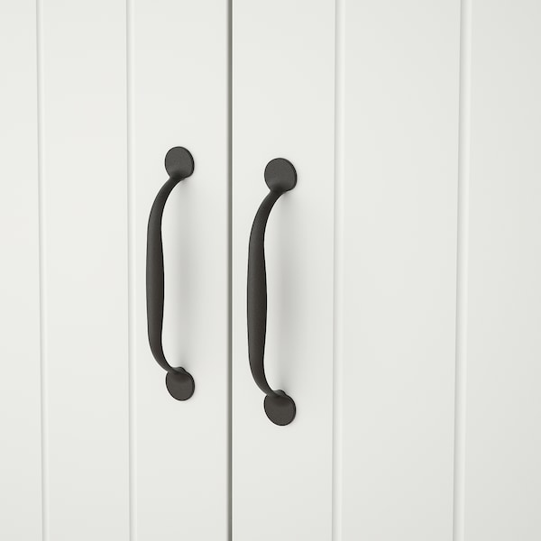 IKEA SKRUVBY storage combination w/glass doors, 74 3/4x35 3/8 in White, Ikea Ireland | 0945OVDRE