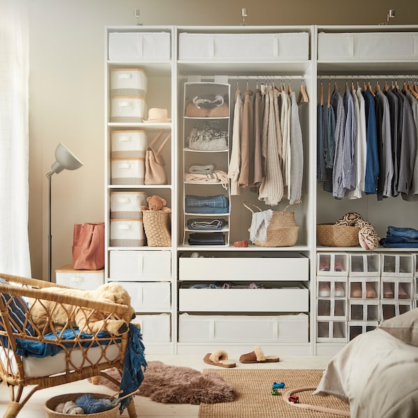 IKEA SKUBB organizer with 6 compartments, 13 ¾x17 ¾x49 ¼ in White, Ikea Ireland | 0985HVGXS
