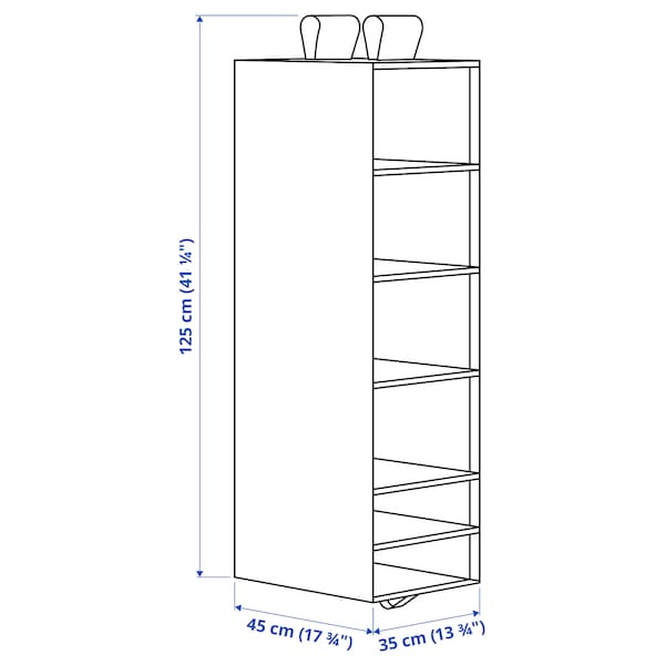IKEA SKUBB organizer with 6 compartments, 13 ¾x17 ¾x49 ¼ in White, Ikea Ireland | 0985HVGXS