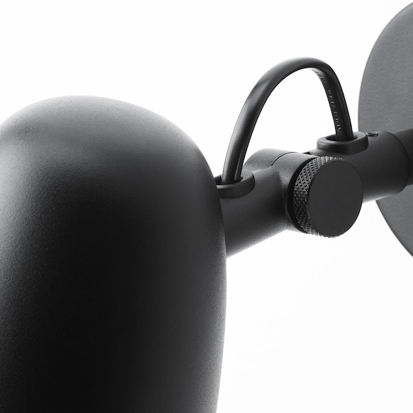 IKEA SKURUP wall lamp, black, Ikea Ireland | 2148GHSZA