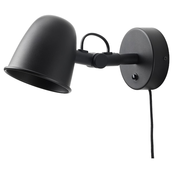 IKEA SKURUP wall lamp, black, Ikea Ireland | 2148GHSZA