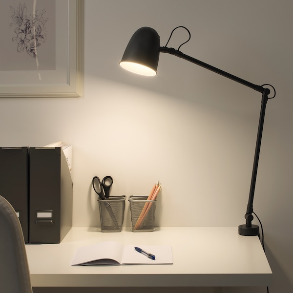 IKEA SKURUP work/wall lamp, black, Ikea Ireland | 5618JZKTE