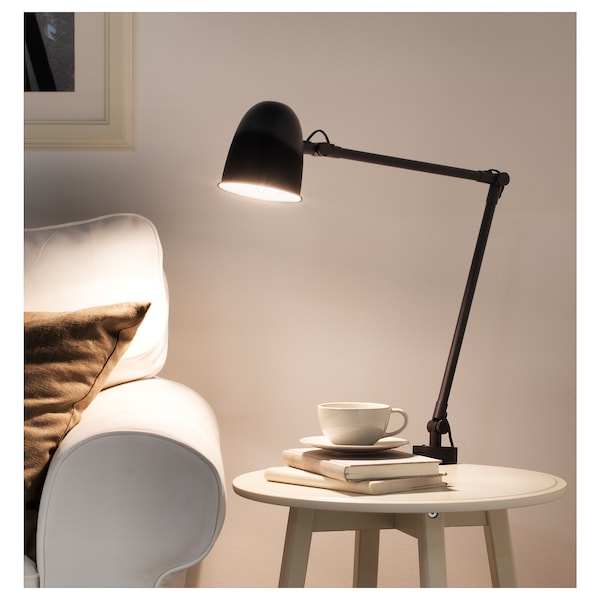 IKEA SKURUP work/wall lamp, black, Ikea Ireland | 5618JZKTE