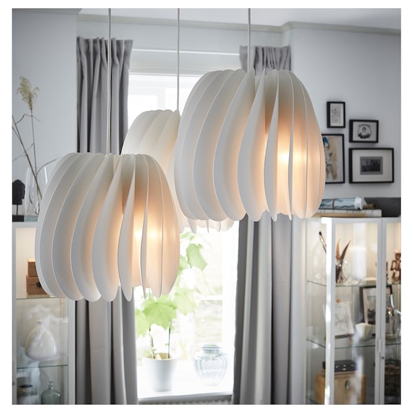 IKEA SKYMNINGEN pendant lamp, white, 17 in, Ikea Ireland | 4297IAZYE