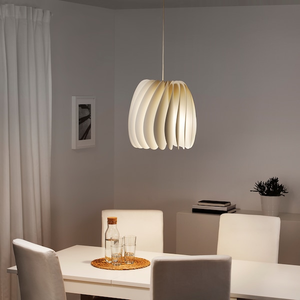 IKEA SKYMNINGEN pendant lamp, white, 17 in, Ikea Ireland | 4297IAZYE