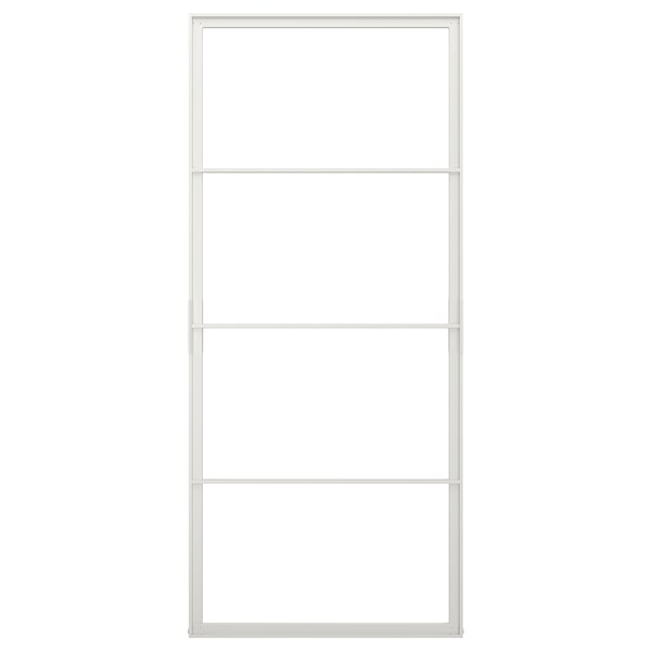 IKEA SKYTTA sliding door frame, 40 1/4x91 in White, Ikea Ireland | 6287LJFEZ