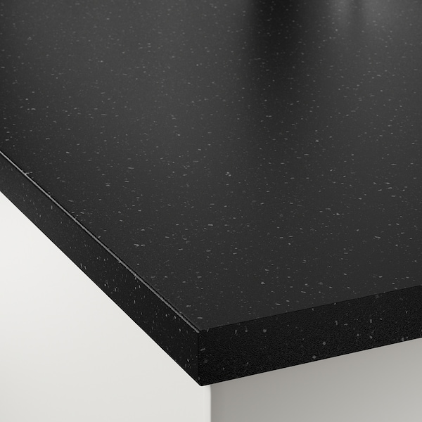 IKEA SÄLJAN Countertop, black mineral effect, laminate, 74x1 1/2 in, Ikea Ireland | 1687XAQKG