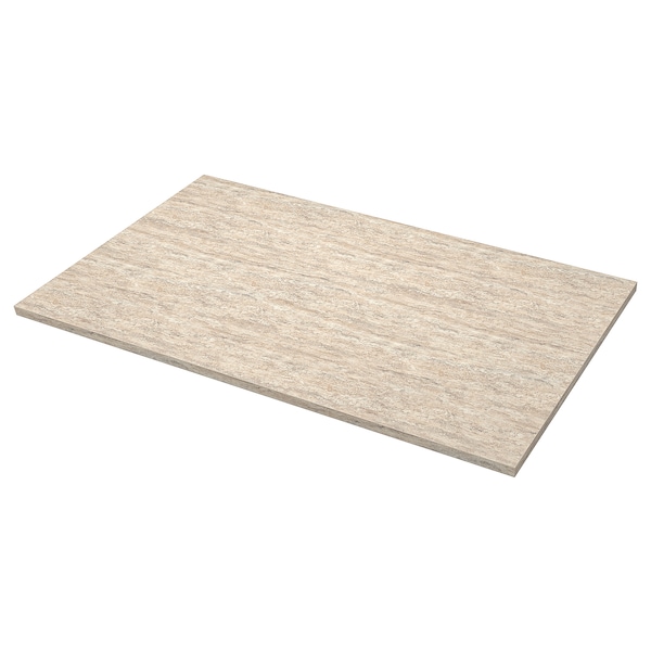 IKEA SÄLJAN countertop for kitchen island, 74x42x1 1/2 in Beige Stone Effect / Laminate, Ikea Ireland | 0156HCTAX