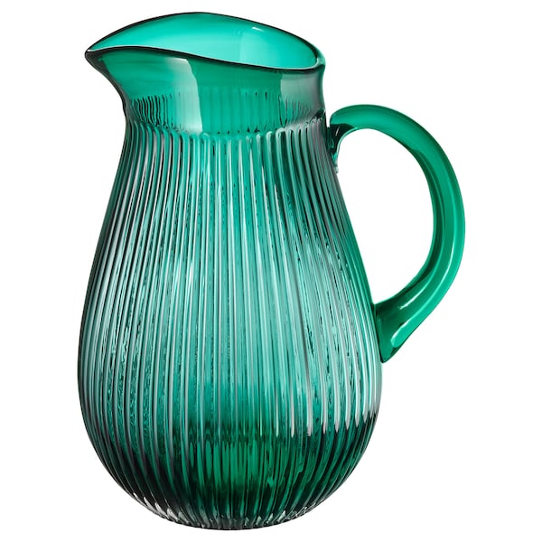 IKEA SÄLLSKAPLIG pitcher, patterned/green, 68 oz, Ikea Ireland | 0132RQHTZ