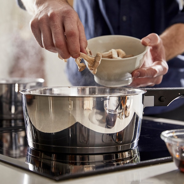 IKEA SLÄTROCKA cookware set with detachable handle Saucepan Stainless Steel, Ikea Ireland | 0782HJLEK