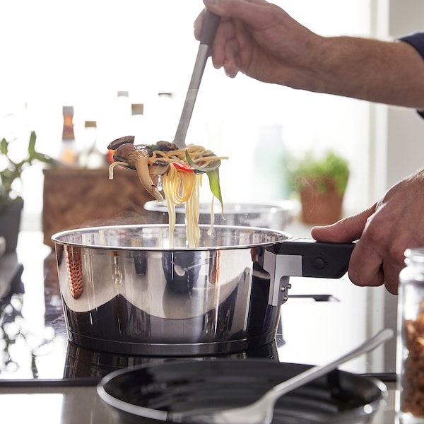 IKEA SLÄTROCKA cookware set with detachable handle Saucepan Stainless Steel, Ikea Ireland | 0782HJLEK