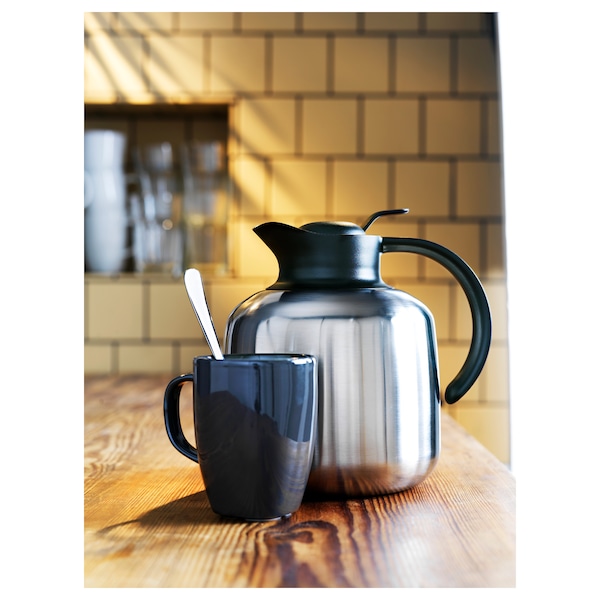 IKEA SLUKA Vacuum flask, stainless steel, Ikea Ireland | 3905NGAWE