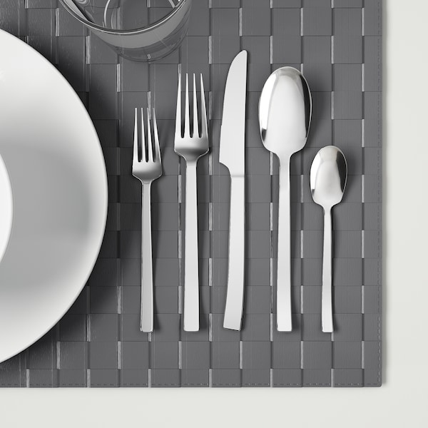 IKEA SMAKGLAD 20-piece flatware set, stainless steel, Ikea Ireland | 2591OIFUE