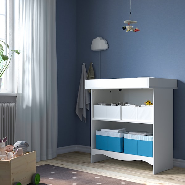 IKEA SMÅGÖRA changing table/bookshelf, white, Ikea Ireland | 4065WVAKQ