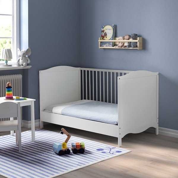 IKEA SMÅGÖRA crib, 27 1/2x52 in White, Ikea Ireland | 0376NAJHE