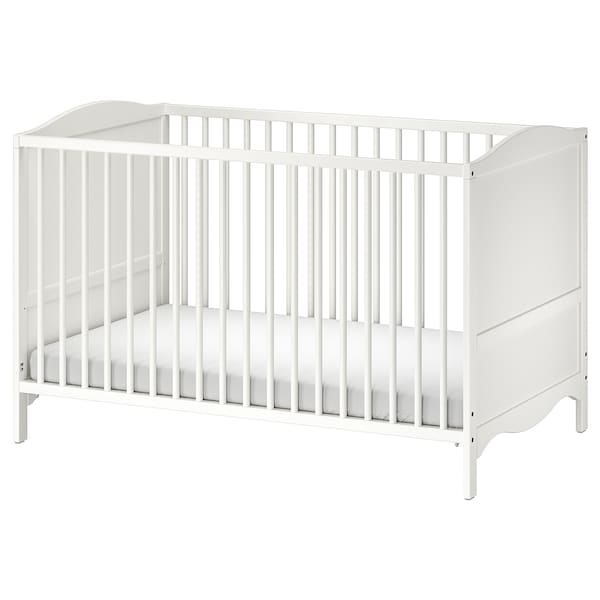 IKEA SMÅGÖRA crib, 27 1/2x52 in White, Ikea Ireland | 0376NAJHE