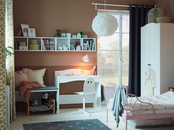 IKEA SMÅGÖRA desk, white, 36 5/8x20 1/8 in, Ikea Ireland | 2716MXVWD