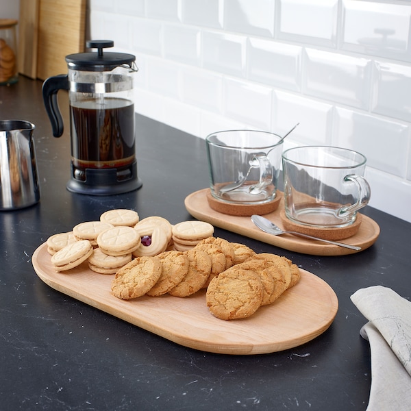 IKEA SMÖRLING serving tray, set of 2, beech, Ikea Ireland | 5290BSCIU
