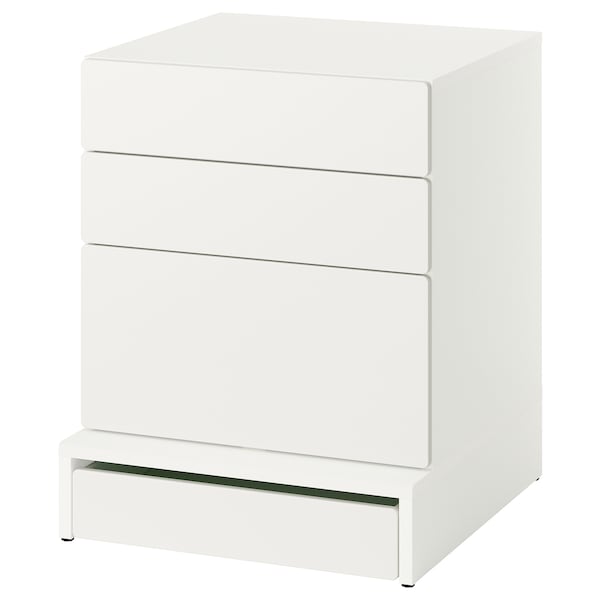 IKEA SMÅSTAD / UPPFÖRA 3-drawer chest, 23 5/8x25 5/8x29 7/8 in White / White, Ikea Ireland | 7652IJRWY
