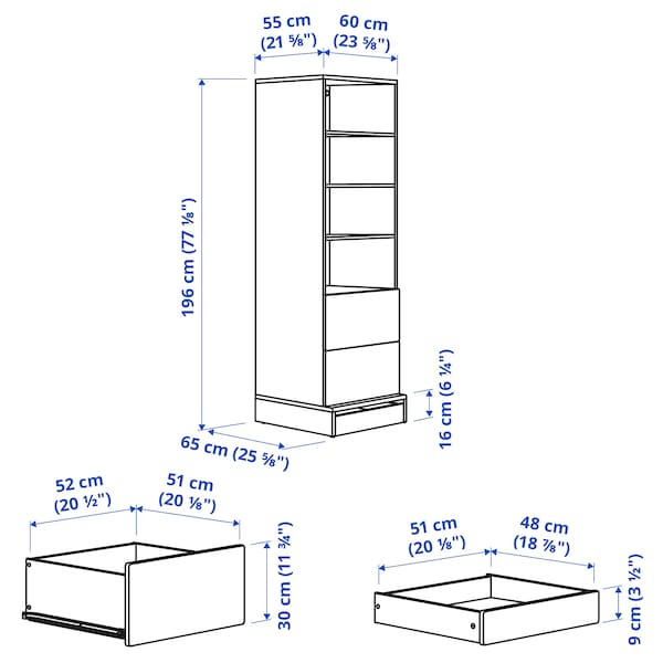 IKEA SMÅSTAD / UPPFÖRA bookcase, 23 5/8x25 5/8x77 1/8 in Green, Ikea Ireland | 8312BVHPN