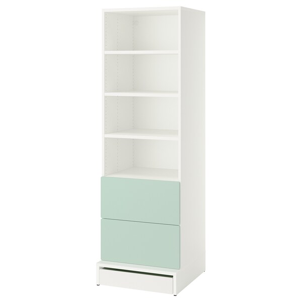 IKEA SMÅSTAD / UPPFÖRA bookcase, 23 5/8x25 5/8x77 1/8 in Green, Ikea Ireland | 8312BVHPN