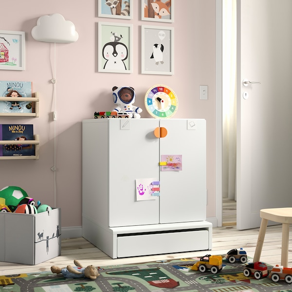 IKEA SMÅSTAD / UPPFÖRA cabinet, with 1 shelf, 23 5/8x25 5/8x29 7/8 in White, Ikea Ireland | 9824SXRCA