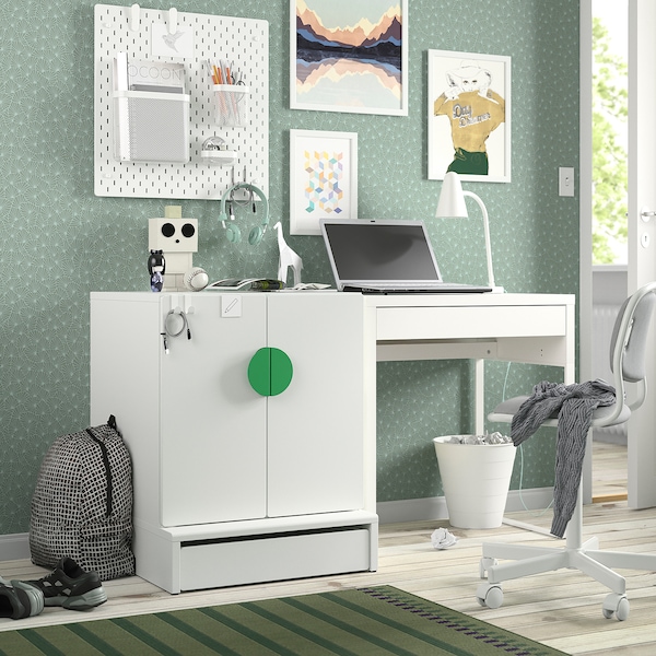 IKEA SMÅSTAD / UPPFÖRA cabinet, with 1 shelf, 23 5/8x25 5/8x29 7/8 in White, Ikea Ireland | 9824SXRCA