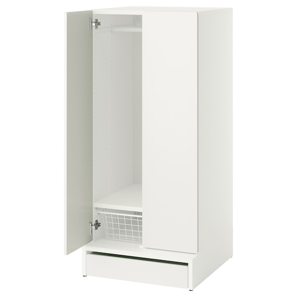 IKEA SMÅSTAD / UPPFÖRA wardrobe, 23 5/8x25 5/8x53 1/2 in White / White, Ikea Ireland | 0571HSOBR