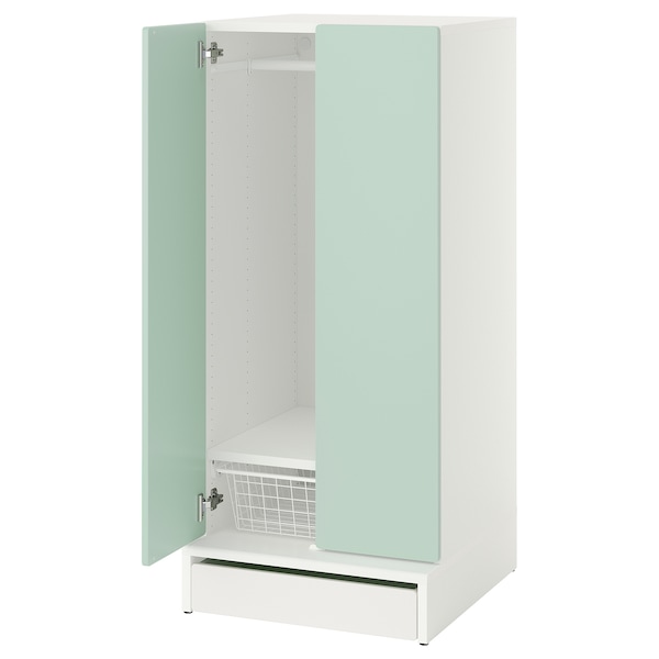 IKEA SMÅSTAD / UPPFÖRA wardrobe, 23 5/8x25 5/8x53 1/2 in Green, Ikea Ireland | 5673ERXWS