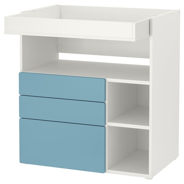 IKEA SMÅSTAD changing table, 35 3/8x31 1/2x39 3/8 in Blue, Ikea Ireland | 6420MNUAE