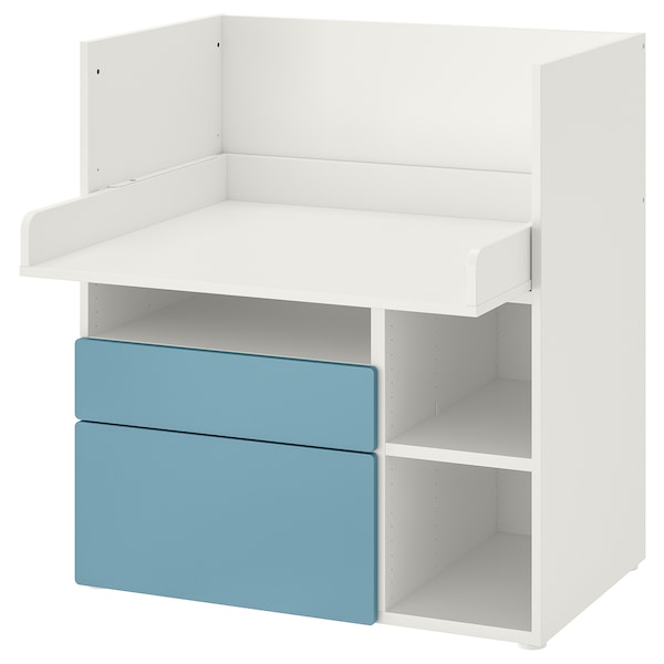 IKEA SMÅSTAD desk, 35 3/8x31 1/2x39 3/8 in Blue, Ikea Ireland | 8704XERYS