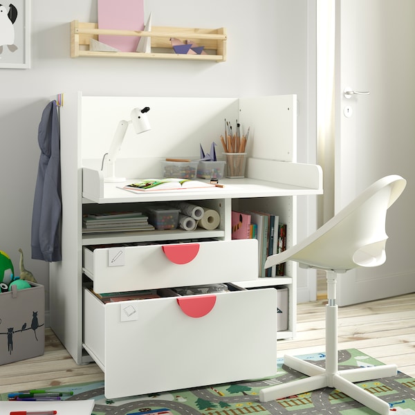 IKEA SMÅSTAD desk, 35 3/8x31 1/2x39 3/8 in Green, Ikea Ireland | 5109IGZDC