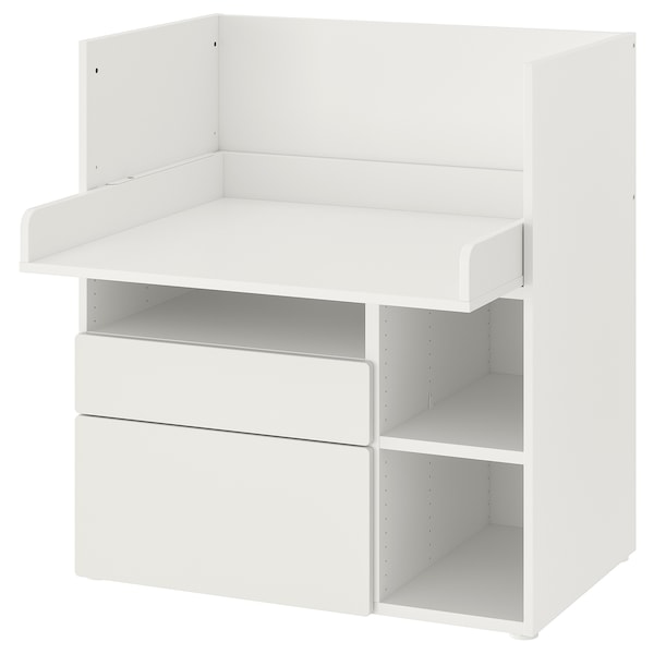 IKEA SMÅSTAD desk, with 2 drawers, 35 3/8x31 1/2x39 3/8 in White, Ikea Ireland | 2083RWBNM