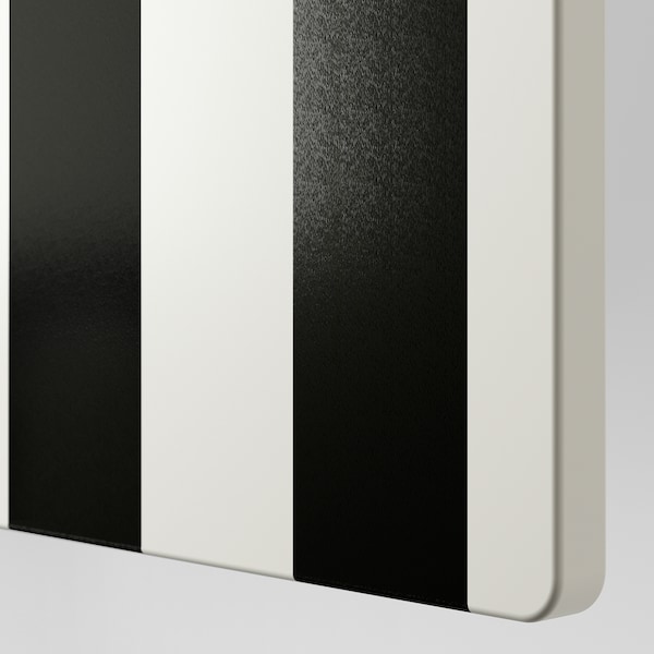 IKEA SMÅSTAD door, 11 3/4x35 3/8 in, 2 pack Black / White Stripe, Ikea Ireland | 2167VHNTR