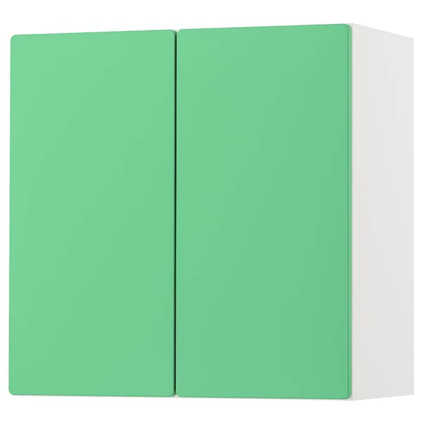 IKEA SMÅSTAD wall cabinet, 23 5/8x12 5/8x23 5/8 in White Green / With 1 Shelf, Ikea Ireland | 4917RBISG