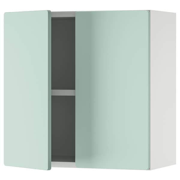 IKEA SMÅSTAD wall cabinet, 23 5/8x12 5/8x23 5/8 in White Light Green / With 1 Shelf, Ikea Ireland | 7624KSUGA