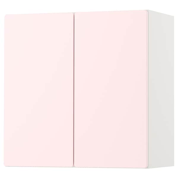 IKEA SMÅSTAD wall cabinet, 23 5/8x12 5/8x23 5/8 in White Pale Pink / With 1 Shelf, Ikea Ireland | 4082XBGQC