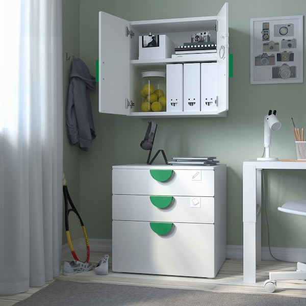 IKEA SMÅSTAD wall cabinet, with 1 shelf, 23 5/8x12 5/8x23 5/8 in White, Ikea Ireland | 0527OVMCA