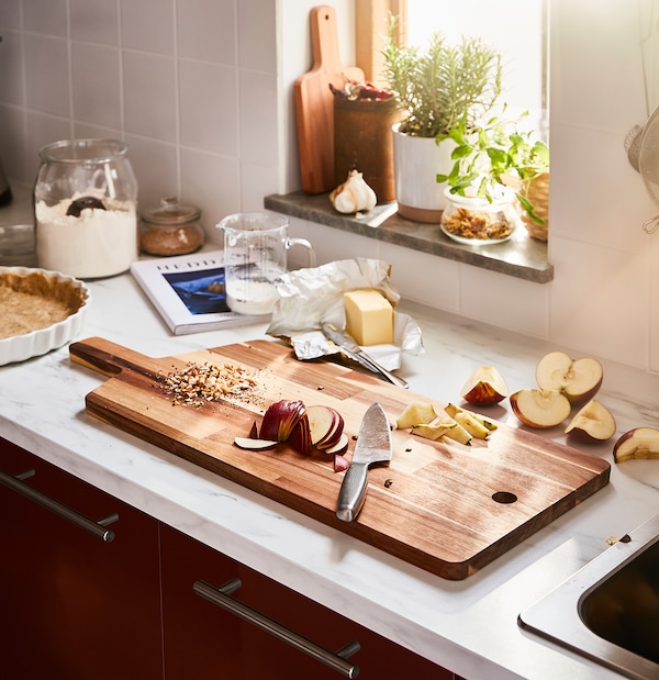 IKEA SMÅÄTA cutting board, acacia, 28 ¼x11 in, Ikea Ireland | 0569ZPCVA
