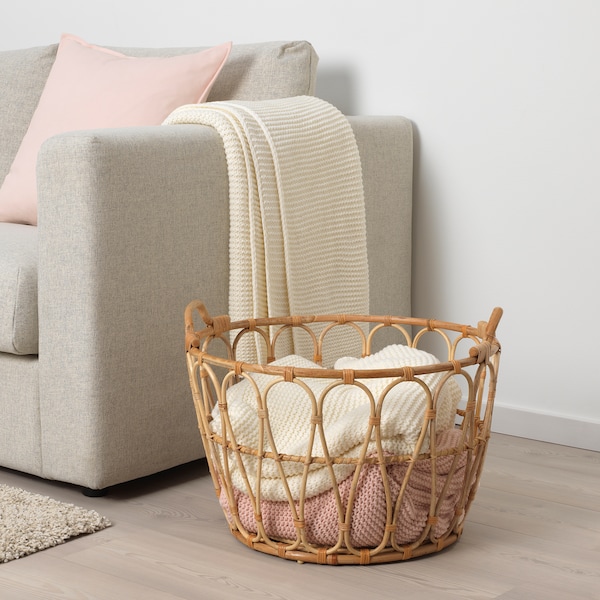 IKEA SNIDAD basket, rattan, 21 ¼x15 ¼ in, Ikea Ireland | 8043JKUMV