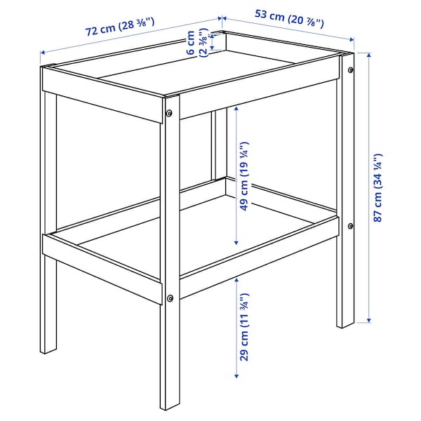 IKEA SNIGLAR 2-piece baby furniture set, beech, 27 1/2x52 in, Ikea Ireland | 6492MGERH