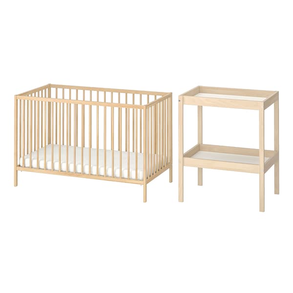 IKEA SNIGLAR 2-piece baby furniture set, beech, 27 1/2x52 in, Ikea Ireland | 6492MGERH