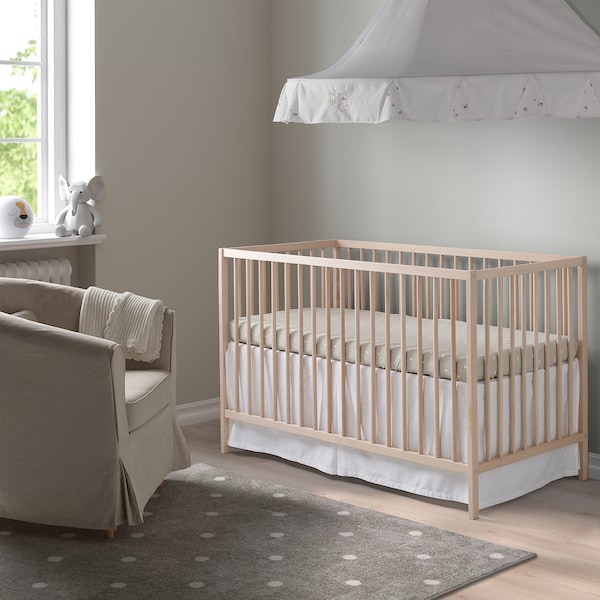 IKEA SNIGLAR Crib, beech, 27 1/2x52 in, Ikea Ireland | 0394UQEVT