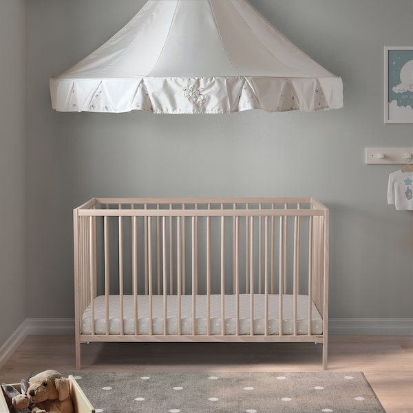 IKEA SNIGLAR Crib, beech, 27 1/2x52 in, Ikea Ireland | 0394UQEVT