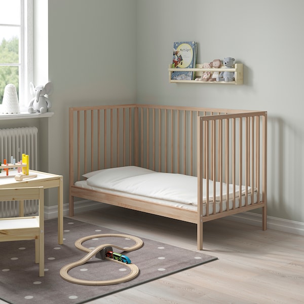 IKEA SNIGLAR Crib, beech, 27 1/2x52 in, Ikea Ireland | 0394UQEVT